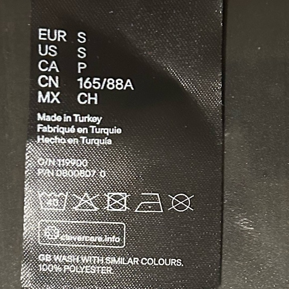 Red peplum blouse (size:S) - Picture 3 of 4